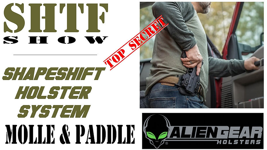 Alien Gear ShapeShift Holsters - MOLLE & Paddle